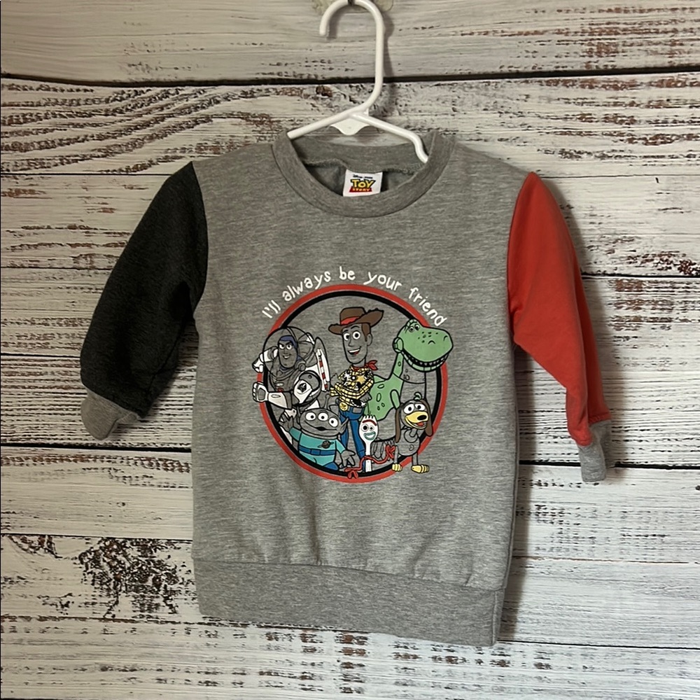 Kids Gray Toy Story sweatshirt size 18 months